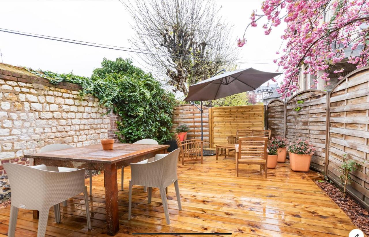 Le 102, Maison Avec Terrasse Et Parking Gare De Rouen Exterior foto