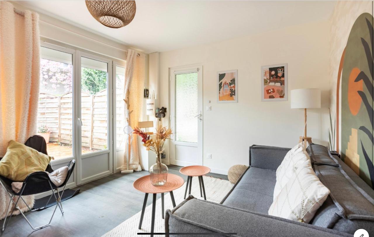 Le 102, Maison Avec Terrasse Et Parking Gare De Rouen Exterior foto